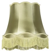 Abajur din mătase verde 45 cm - Granny
