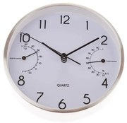 Ceas de perete cu termometru și higrometru 15 cm