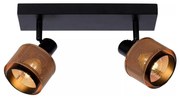 Spot Lucide 77980/02/30 RAFA 2xE14/40W/230V negru/bronz