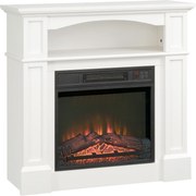 HOMCOM Șemineu Electric 1800W cu Efect de Flacără Reglabilă, Telecomandă și Timer | Aosom Romania