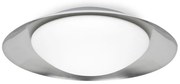 Plafoniera LED moderna SIDE 450 17W alb/nickel