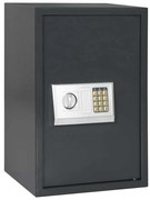 vidaXL Seif digital cu blocare Gri închis 40 x 35 x 60 cm Oțel