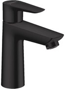 Baterie lavoar negru mat, ventil pop-up inclus, Hansgrohe Talis 110 Negru mat