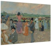 Tablou - Jean-Louis Forain, The Races at Longchamp, reproducere (70x50 cm)