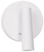 Aplica cu Spot LED directionabil stil minimalist TICO alba, NVL-9695146