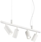Lustră LED pe cablu Ideal Lux DYNAMITE 4xGU10/7W/230V CRI 90 alb