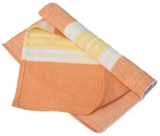 Set din bumbac Napron 32x47 cm cu servetel 40x40 cm FOOD Culoare: Portocaliu