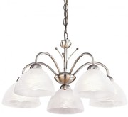 Lustra suspendata stil clasic Milanese 5L alama antic 1135-5AB SRT