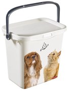 Cutie Curver Petlife 00364-C44 multibox, 24 x 24 x 17 cm, 6 l, alb, 6 l