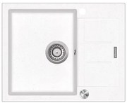 Concept DG05C45WH - Chiuvetă de bucătărie CUBIS 50x62 cm granit/alb