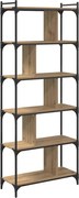vidaXL Bibliotecă stejar artizanal 76 x 32 x 192 cm Lemn compozit