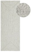 Covor alb/bej de exterior 200x80 cm - NORTHRUGS