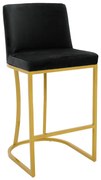 Scaun Bar Irman Catifea Negru