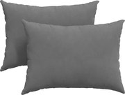 vidaXL Perne pentru canapea 2 pcs Gri închis 70 x 50 cm țesătură