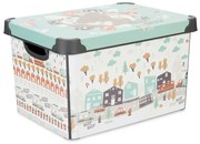 Cutie pentru jucării cu capac BEEP BEEP, 17 l