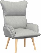 vidaXL fotoliu Gri nori 69 x 74 x 93 cm Țesătură și placaj