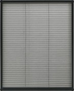 vidaXL Ecran insecte pentru ferestre, antracit, 80x100 cm, aluminiu