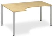 Birou ergonomic ProOffice B 180 x 120 cm, stânga, pară sălbatică