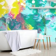 Tapet abstracție în culori pastelate