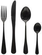Set de tacâmuri SHADOW - 16 elemente, culoare neagră