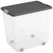 Cutie de depozitare din plastic cu capac 56,5x39x51,5 cm W box XL – KIS