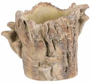 Suport din beton - ciot cu ciuperci, 20 x 18 x 18cm