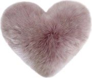 Perna din blana de oaie LW Noua Zeelanda, LW Heart Double Sided 40x33cm