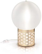 Veioza design Glam Retro realizata manual Atmosfera Medium Gold