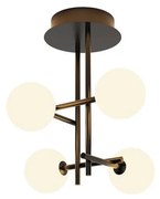 Lustra aplicata design Art Deco cu 4 surse de lumina CELLAR