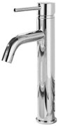 Baterie Lungo silver lucios înaltă - H 28 cm