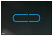 Clapeta de actionare Alca NIGHT LIGHT-1 touch-free sticla negru