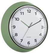 Karlsson 6006GR ceas de perete design verde,diametru 34 cm