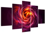 Tabloul cu abstracțiune modernă care luminează (150x105 cm)