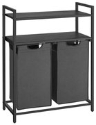 Coș pentru rufe REX gri