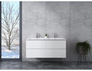 Dijon White Dulap de baie cu lavoar 120cm