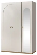 Dulap cu 3 usi si oglinda 132x58x204 cm, colectia Louis