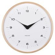 Karlsson 5995WH ceas de perete design alb, dia. 30cm