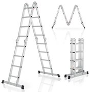 Juskys Scară multifuncțională din aluminiu 470 cm