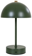 Veioză verde-închis LED cu abajur din metal (înălțime 25 cm) Holt – House Nordic