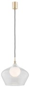Lustra / Pendul modern design scandinav IRUN 30cm transparent
