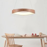 Lustră LED pe cablu LED/25W/230V 3000K ø 50 cm maro
