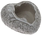 Capac pentru ghiveci din beton Inimă cu ramurăgri, 16 x 6,5 cm