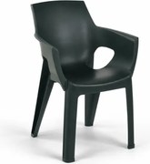 Scaun bucatarie pentru gradina HARTMAN IVY, verde inchis