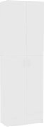 vidaXL Dulap de birou, alb, 60x32x190 cm, lemn prelucrat