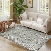 HOMCOM Covor salon 170 x 120 cm blănuri scurte lavabil în mașină hipoalergenic pentru sufragerie, dormitor, birou, gri | Aosom Romania