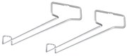 Set 2 suporturi de perete pentru pahare de vin Rail - Metaltex