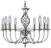 Candelabru elegant stil clasic Zanzibar argintiu 8L 4489-8 SRT