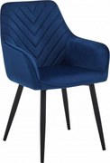 Reducere Scaun de masa NANA VELVET, albastru II. calitate