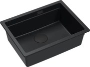 Chiuveta compozit sub blat Quadron Logan 100 negru 59.5x45.1 cm
