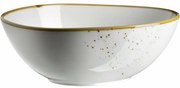 Mäser Bol oval Pintar Puncte maro alb 22 x 19 cm, L
